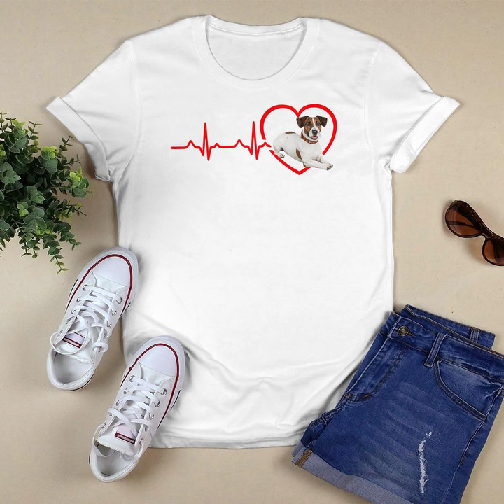 Funny Valentines Jack Russell Terrier Heart Puppy Dog Lover T-Shirt