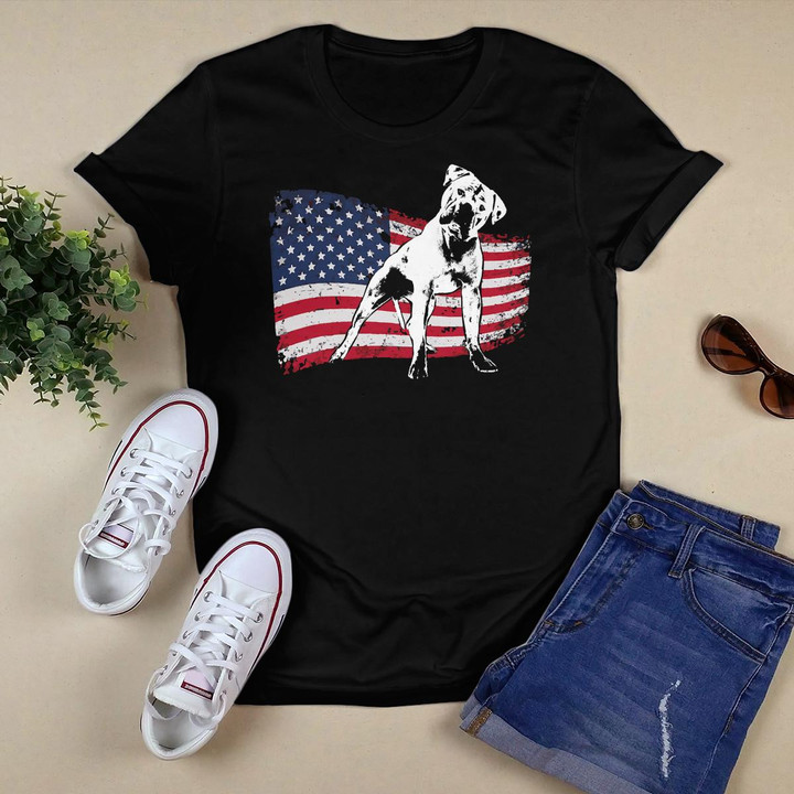 American Bulldog T-Shirt Fun Dog Shirt for Women, Men