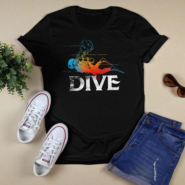 Love Scuba Diving T shirt Mask Gift Dive Lovers Gift New Tee