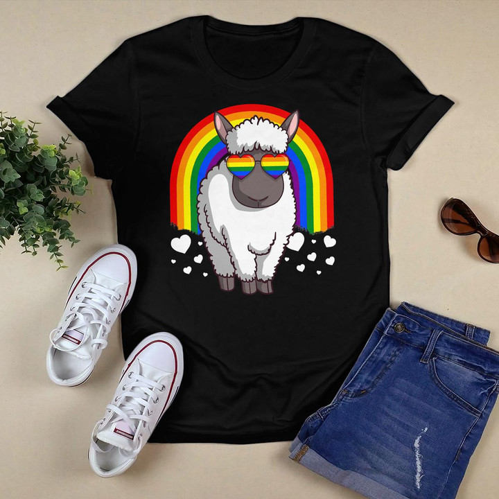 LGBT Sheep Gay Pride Rainbow LGBTQ Cute Gift T-Shirt