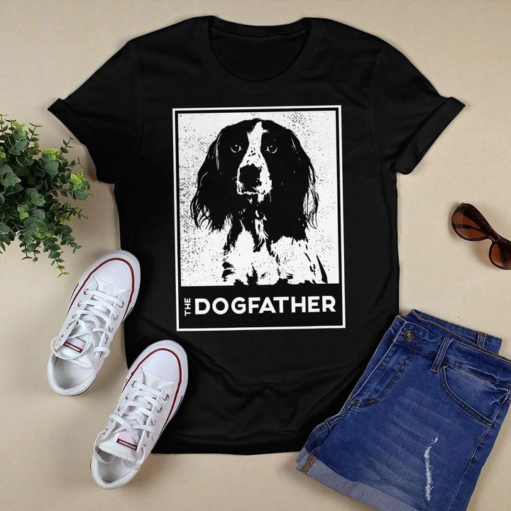 Mens English Springer Spaniel The Dog-father Dog Dad T-Shirt