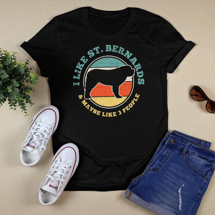 St. Bernard Dog Funny Vintage Gift T-Shirt