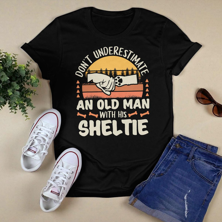 Shetland Sheepdog Shirt Men Women Sheltie Dog Mom Dog Lover T-Shirt