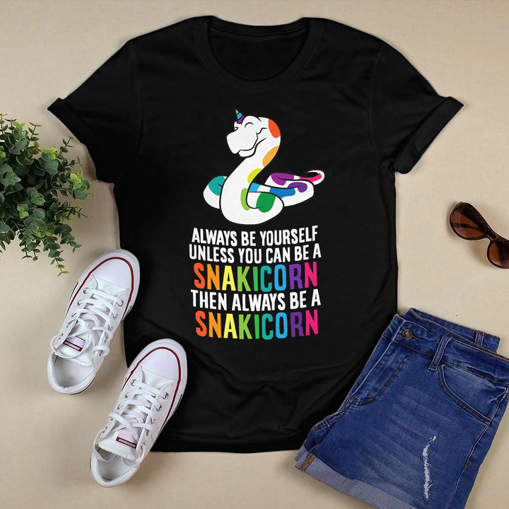 Snake Pet Always Be A Snakicorn Birthday Unicorn Snake T-Shirt