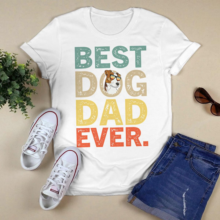 Mens Father_s Day Gifts Jack Russell Terrier Best Dog Dad Ever T-Shirt