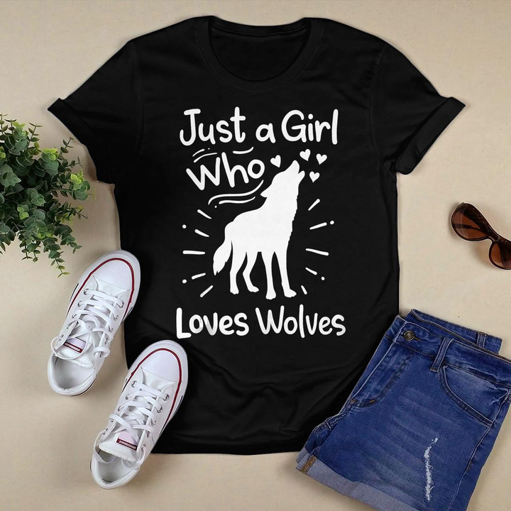 Wolves Wolf Just a Girl Who Loves Wolves Tank Top