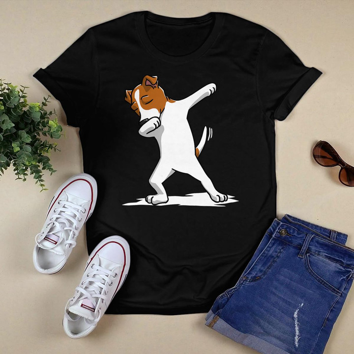 Dabbing Jack Russell Terrier T-Shirt Funny Dog Dab Dance