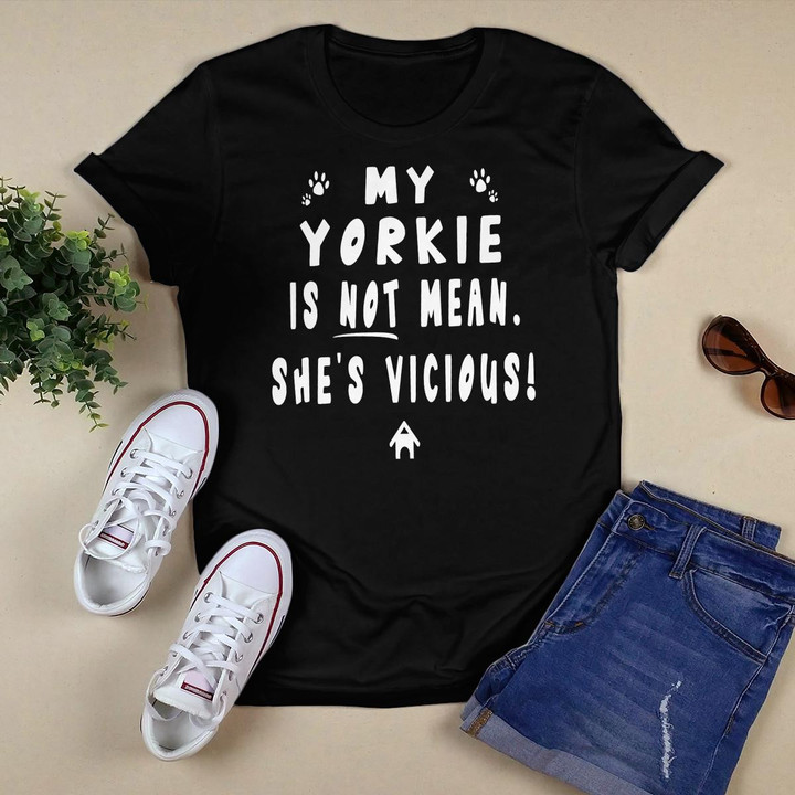 Hilarious Female Yorkie Small Breed Dog Owner Quote T-Shirt