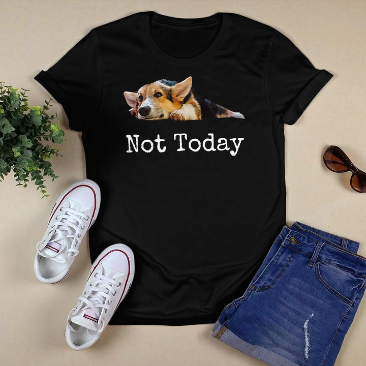 Not Today - Puppy Shirt - Cute Corgi Dog Lover Premium T-Shirt