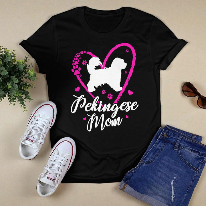 Cute Pekingese Mom For Mother_s Day T-Shirt