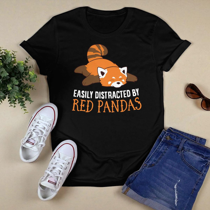 Red Panda Love Easily Distracted By Red Pandas Pullover Hoodie