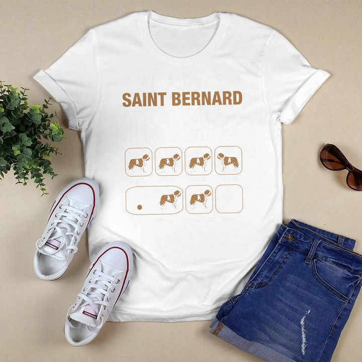 Stubborn Saint Bernard Tricks T-Shirt Tshirt