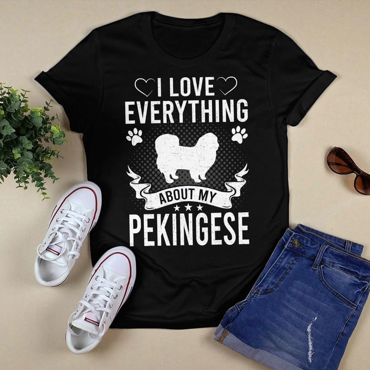 I Love Everything About My Pekingese Dog Lover T-Shirt