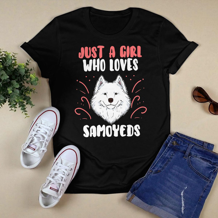 Just A Girl Who Loves Samoyeds Dog Puppy Costume T-Shirt