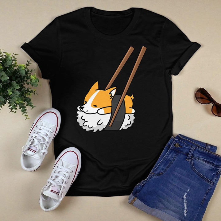 Sushi Corgi T-Shirt Funny Dog Shirt