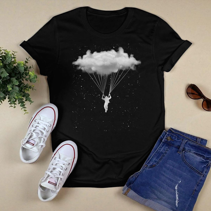 Skydiving Shirt Night Cloud Star Constellation Tee Shirt