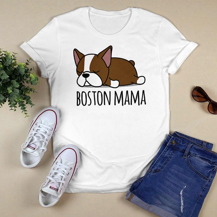 Cute Red Boston Terrier, Boston Mama Premium T-Shirt