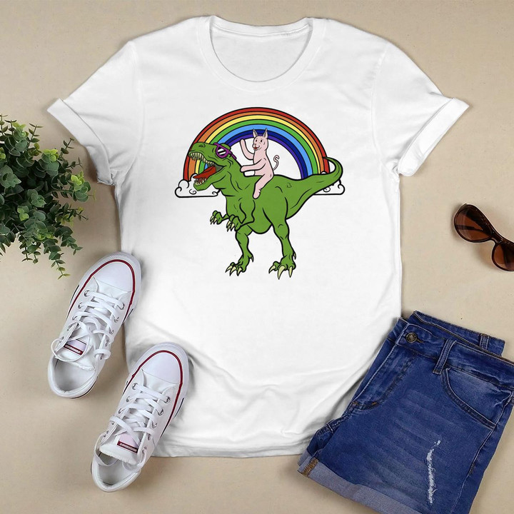 Sphynx Cat Riding T Rex Dinosaur Funny Pet Gift Long Sleeve T-Shirt