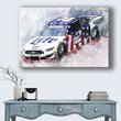 Brad Keselowski Canvas Print - Nascar Canvas Painting, 1 Panel Canvas Wall Art, Wall Decor For Living Room