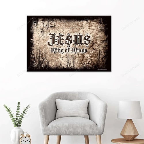 Jesus King Of Kings Home Decor Painting Canvas - Canvas Print, Canvas Art, Wall Decor