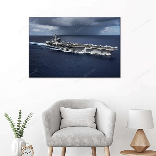Uss Carl Vinson Cvn -70 _2 Battleship Painting Canvas - Canvas Print, Canvas Art, Wall Decor