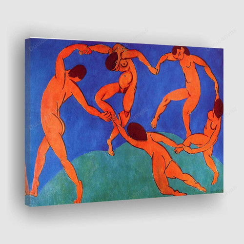 Dance (Ii) By Henri Matisse Original Canvas Painting - Canvas Print, Canvas Art, Wall Decor