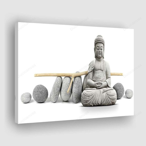 Buddha Statue Painting Canvas - Canvas Print, Canvas Art, Wall Decor
