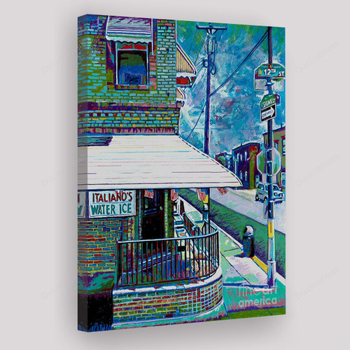 12th and Shunk Painting Canvas - Canvas Prints, Canvas Wall Art, Wall Decor For Living Room