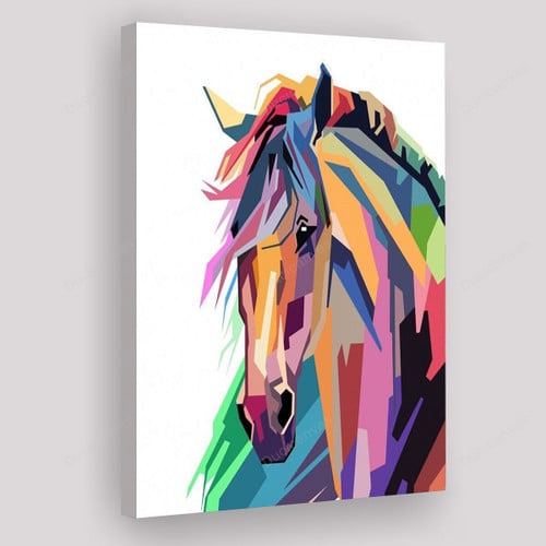 Horse Poster Painting Canvas - Canvas Prints, Canvas Wall Art, Wall Decor For Living Room