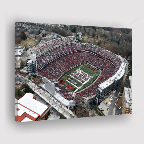 100,000 Plus Turn Out To Celebrate Georgia'S National Championship Canvas Print - Canvas Painting, Canvas Wall Art, Wall Decor For Living Room