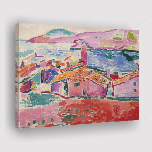 Henri Matisse View Of Collioure Canvas Print - Canvas Painting, Canvas Wall Art, Wall Decor For Living Room