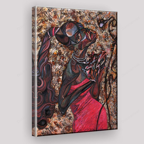 Abstract African Jazz Painting Canvas - Canvas Prints, Oil, Canvas Wall Art, Wall Decor For Living Room