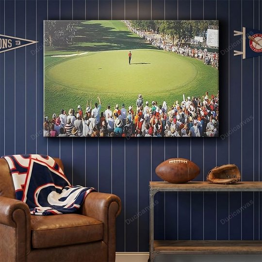 Tiger Woods Canvas Print - Main Stage Canvas Home Decor, Canvas Wall Art, Wall Decor For Living Room