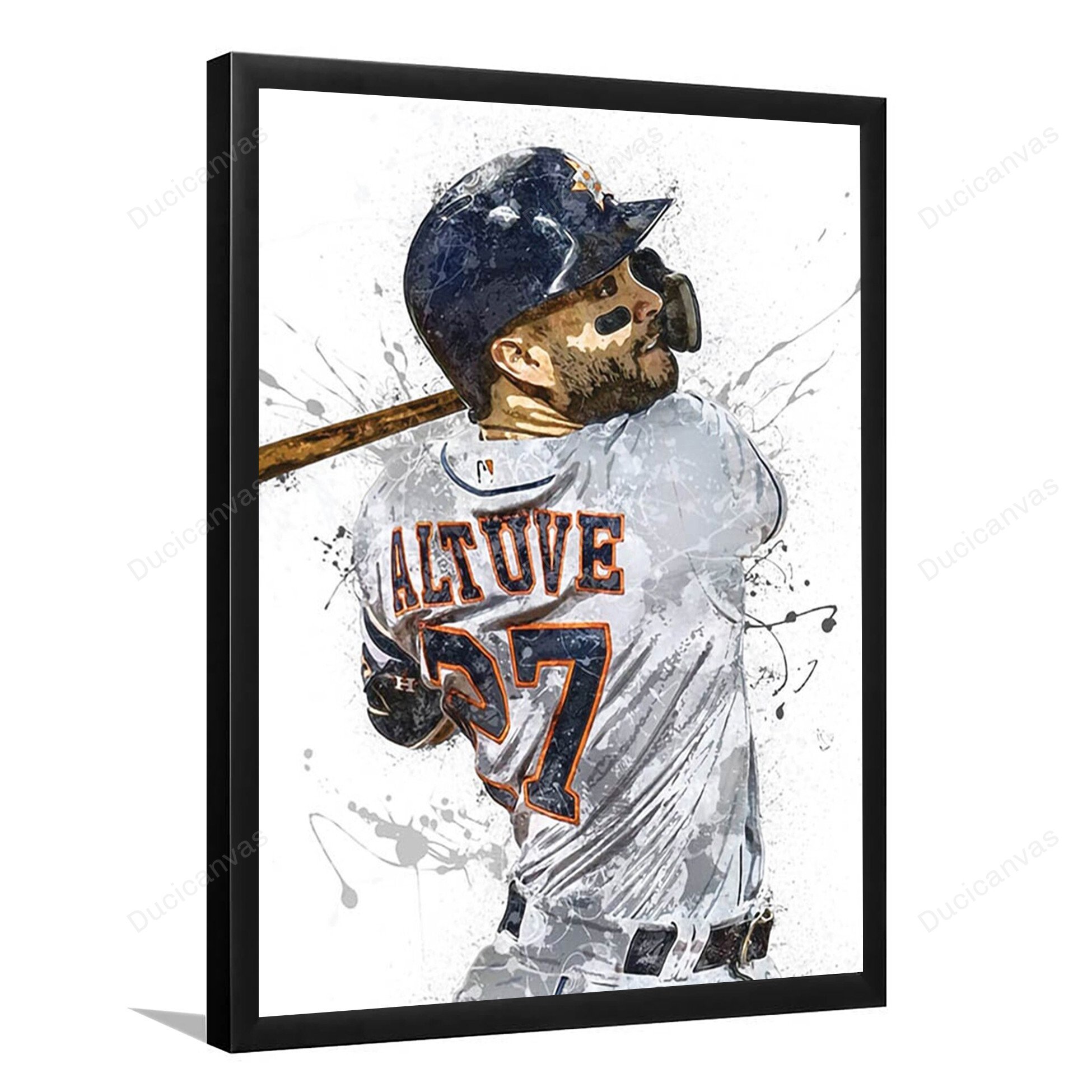 Baseball All-Star Jose Altuve Sports Wallpaper Poster 4 Canvas Poster Wall  Art Decor Print Picture Paintings for Living Room Bedroom Decoration  Frame:12×18inch(30×45cm) : : Home & Kitchen