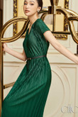 Long, Loose, Green Dress