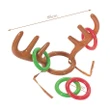 Christmas Game Inflatable Reindeer Antler Hat Ring Toss Xmas Gift for Kids New Year Christmas Outdoor Inflated Toys Supplies