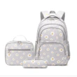 ZHIERNA 3 Pcs Set Children's Backpacks School Bag for Girls Schoolbags Waterproof Lunchbox School Child With Pencil Case 2022