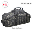 40L 60L 80L Men Army Sport Gym Bag Military Tactical Waterproof Backpack