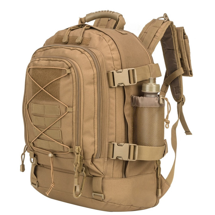 60L Military Tactical Backpack Army Molle Assault Rucksack 3P Outdoor Travel Hiking Rucksacks Camping Hunting Climbing Bags