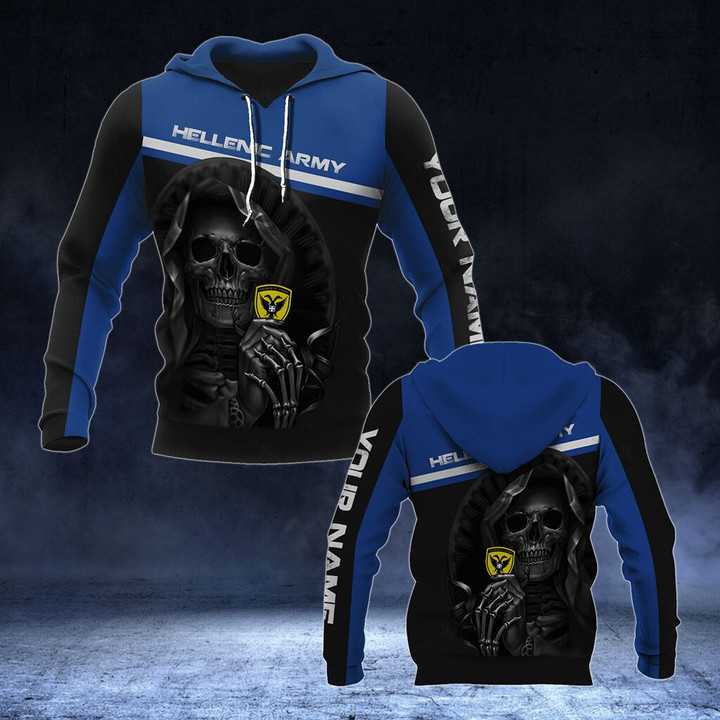 Customize Hellenic Army Symbol - Reaper Hoodies Shirts