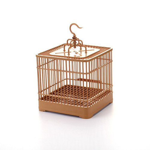 Vintage Hanging Bird Cage With Feeder