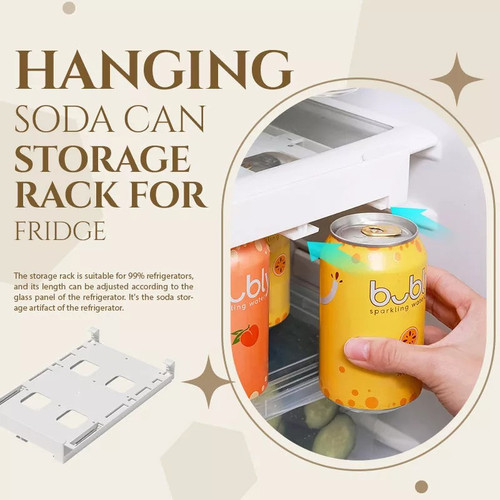 Hanging Soda Can Holder For Refrigerator
