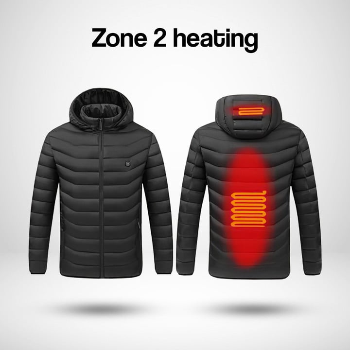 Men's Winter Warm USB Warming Hooded Coat