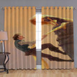 Rapunzel Love Window Curtains - Princess Coon Blackout Curtains, Living Room Curtains For Window