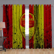 Fc Orleans Logo Window Curtains - Ligue 2 France Blackout Curtains, Living Room Curtains For Window