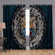 Manchester City Fc Window Curtains - Scorched Blackout Curtains, Living Room Curtains For Window