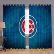 Chicago Cubs Window Curtains - Blackout Curtains, Living Room Curtains For Window