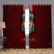 Liverpool Fc English Football Club Window Curtains - United Kingdom Blackout Curtains, Living Room Curtains For Window
