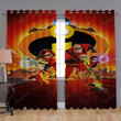 The Incredibles 2 Movie Window Curtains - Pixar Blackout Curtains, Living Room Curtains For Window