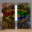 Harry Potter Window Curtains - Houses Blackout Curtains, Living Room Curtains For Window